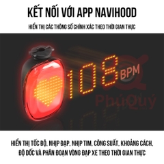 Đèn Hậu NAVIHOOD B1 Thông Minh Kết Nối Đồng Hồ