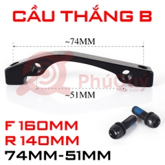 CẦU THẮNG B-F160-R140-74mm-51mm