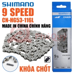 SÊN 9 SHIMANO HG53 116L China Chính Hãng