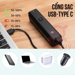 ĐÈN ROCKBROS 1500 LUMENS CHỐNG NƯỚC IPX6 RHL1500