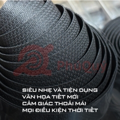 Dây Quấn NPY VÂN CÁNH QUẠT ĐEN PU+ EVA