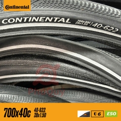 Vỏ 29x1.5 (700x40c) Continental CONTACT URBAN Gai Trơn Vỏ Trọc