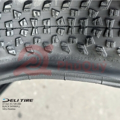 Vỏ Deli GẤP 27.5x2.1 HÔNG ĐEN  SA-258