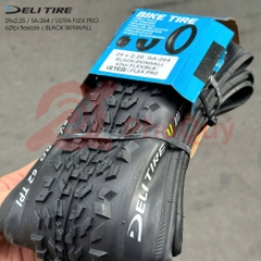 Vỏ Deli GẤP 29x2.25 HÔNG ĐEN SA-264