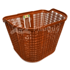 Rổ Nhựa Men Sọc Lưới Màu Đen / Xám / Dương / Hồng / Nâu
