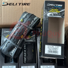 Vỏ Gấp Đen 700x28c Deli Ultra Flex-Pro Gai SÓNG S-601