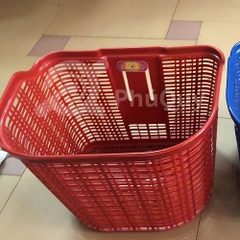 Rổ Nhựa Men Sọc Lưới Màu Đen / Xám / Dương / Hồng / Nâu