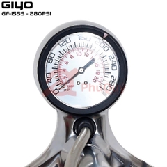 Bơm GIYO Nhôm GF-15SS Đầu Bơm Thông Minh DUNLOP / AV / FV / PHUỘC Chân Inoxz