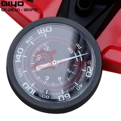 Bơm GIYO GF-2630 Đỏ 3 Loại Van Dunlop/AV/FV Ống Thép 180PSI