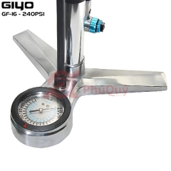 Bơm GIYO GF-16 THÂN NHÔM CÁN GỖ  240PSI