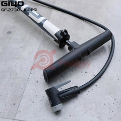 Bơm Giyo GF-2730 ống thép màu trắng đồng hồ to 8cm bản 2020