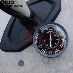Bơm Giyo GF-2730 ống thép màu trắng đồng hồ to 8cm bản 2020