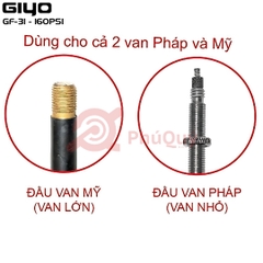 Bơm Giyo GF-31 xám tự động ống nhôm van thông minh