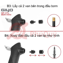 Bơm Giyo Vỉ NHỰA GP-47L