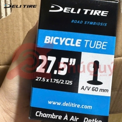 RUỘT XE ĐẠP DELI TIRE 27.5*1.75/2.125 HONDA 60mm A/V