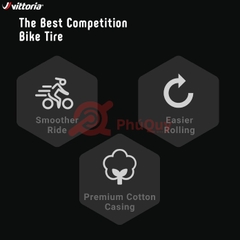Vỏ gấp hồng vàng 700x25c Vittoria Corsa Graphene 2.0 (VAT)