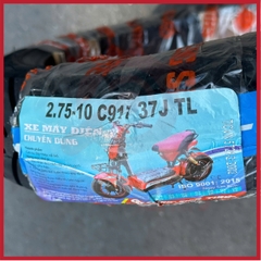 Vỏ Xe Điện Cheng Shin 2.75-10 C917 37J Không Dùng Ruột (VAT)