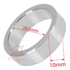 Chiêm Cổ Nhôm 28.6 Cao 10mm BẠC Dày