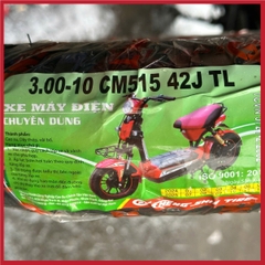 Vỏ Xe Điện Cheng Shin 300-10 CM515 Không Dùng Ruột (VAT)
