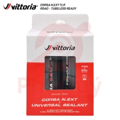 Vỏ Vittoria Corsa N.EXT Tubeless hộp 2 cái G2.0 tặng keo Sealant 80ml (VAT)