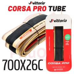 Vỏ Vittoria Corsa Pro Hông Cotton TUBE TYPE hộp đỏ  G2.0 (VAT)