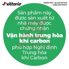 Vỏ Vittoria Corsa Pro Tubeless BLACK EDITION (VAT)