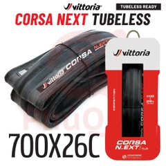 Vỏ TUBELESS 700x24c 700x26c Vittoria CORSA NEXT Graphene 2.0