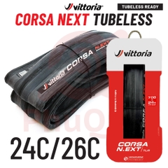 Vỏ TUBELESS 700x24c 700x26c Vittoria CORSA NEXT Graphene 2.0