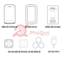 ĐỒNG HỒ CYCPLUS M1 GPS KHÔNG DÂY
