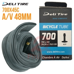 Ruột xe đạp Deli Tire 29x1.75/2.125 (700x45) van Mỹ 48mm A/V (VAT)