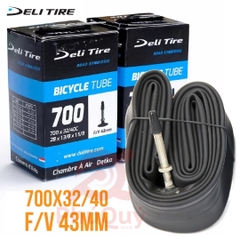 Ruột xe đạp Deli Tire 700x32/40 van Pháp 43mm F/V (VAT)
