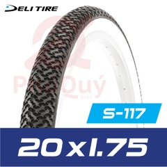 Vỏ Deli 20x1.75 (S-117) (VAT)