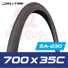 Vỏ bó Deli 700x35 (SA-230) đen (VAT)