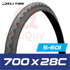 Vỏ 700x28c gai sóng Deli S-601 (VAT)