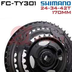 Đùi Dĩa SHIMANO 3 Tầng SHIMANO 42T 170mm FC-TY301