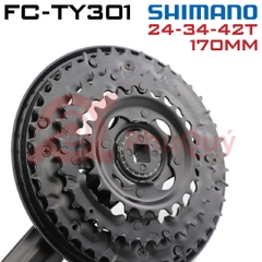 Đùi Dĩa SHIMANO 3 Tầng SHIMANO 42T 170mm FC-TY301