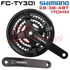 Đùi Dĩa SHIMANO 3 Tầng SHIMANO 48T 170mm FC-TY301