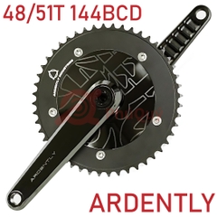 Dĩa FixedGear 1 Tầng ARDENTLY Đĩa Đặc 144BCD Kèm BB