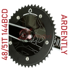 Dĩa FixedGear 1 Tầng ARDENTLY Đĩa Đặc 144BCD Kèm BB