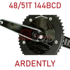 Dĩa FixedGear 1 Tầng ARDENTLY Đĩa Đặc 144BCD Kèm BB