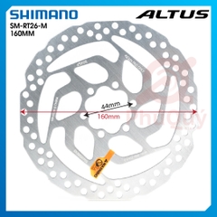 Đĩa Thắng SHIMANO RT26 160mm (Kèm 6 Ốc)