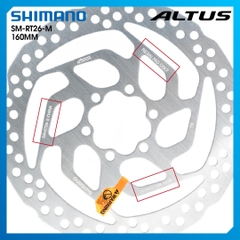 Đĩa Thắng SHIMANO RT26 160mm (Kèm 6 Ốc)