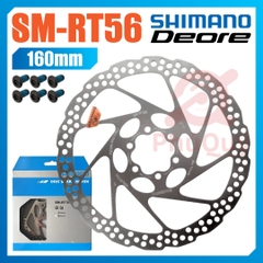 Đĩa Thắng SM-RT56 160mm HỘP Shimano Chính Hãng