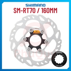 Đĩa Thắng SHIMANO RT70 160mm CENTERLOCK