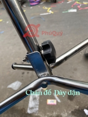 CHỐNG DỰNG XE KIỂU L INOX LOẠI 1