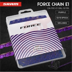 Sên Sram Force E1 126L TÍM (VAT)
