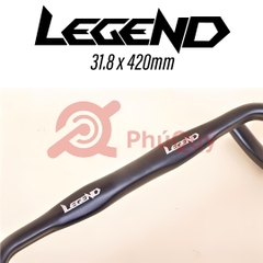 Ghi đông LEGEND Cong Dẹp Nhôm 31.8  Size 420mm