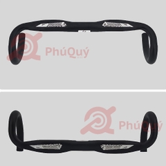 Ghi Đông Nhôm LUNJE 31.8 Cong Dẹp 420mm