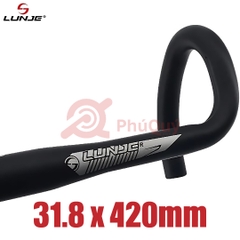 Ghi Đông Cong LUNJE 31.8 Xe ROAD 420mm
