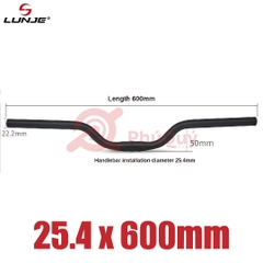 Ghi Đông Thẳng LUNJE 25.4 Dài 600mm